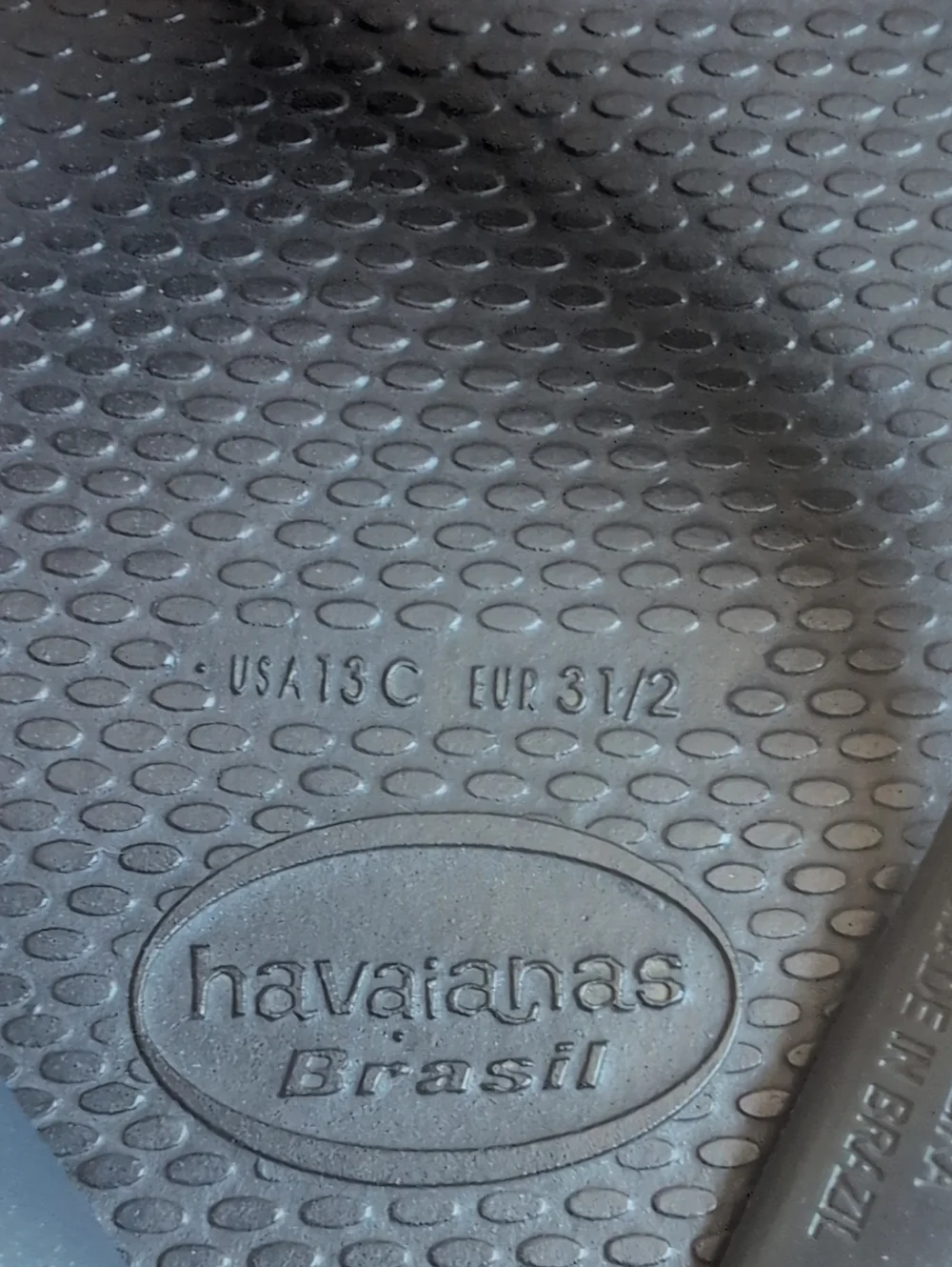 Havaianas Navy Flip Flops with Brazilian Flag